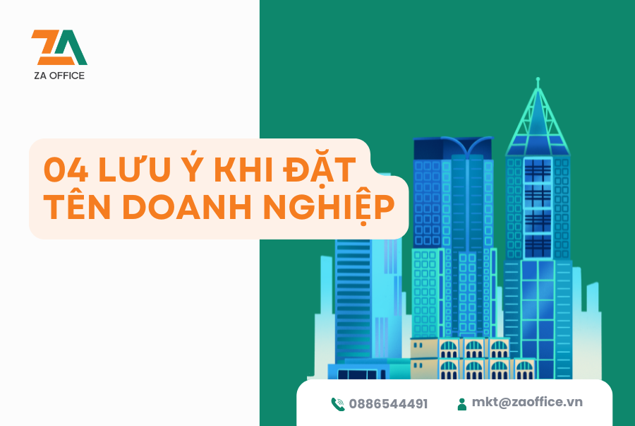 04 LƯU Ý KHI ĐẶT TÊN DOANH NGHIỆP