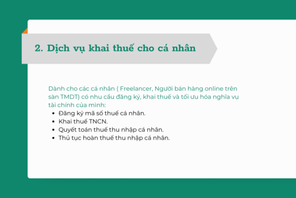 DỊCH VỤ KHAI THUẾ - GIẢI PHÁP HIỆU QUẢ CHO DOANH NGHIỆP VÀ CÁ NHÂN