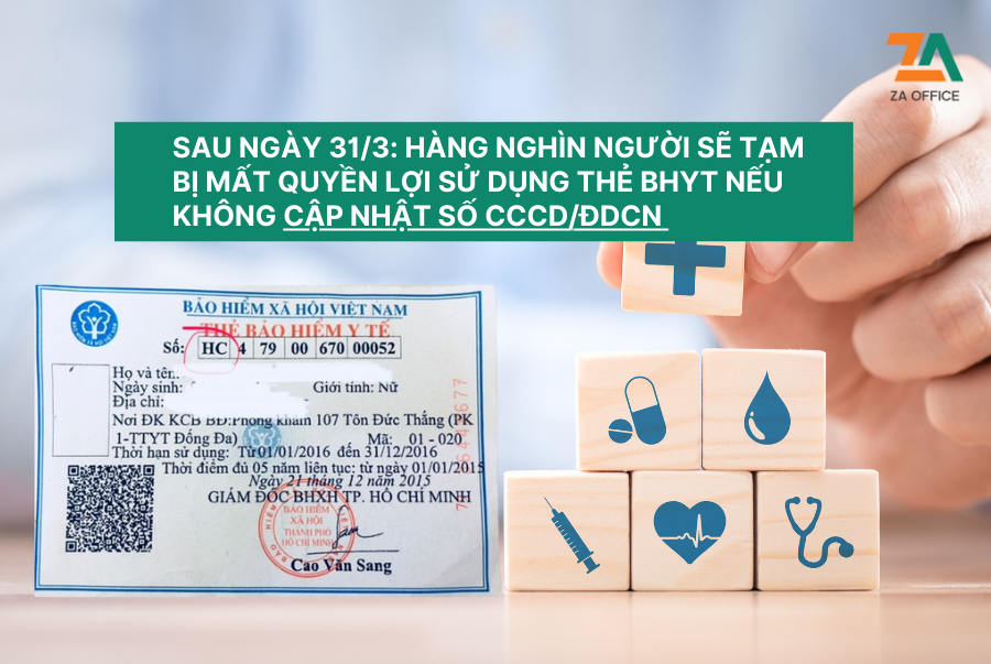 SAU NGÀY 313 HÀNG NGHÌN NGƯỜI SẼ TẠM BỊ MẤT QUYỀN LỢI SỬ DỤNG THẺ BHYT NẾU KHÔNG CẬP NHẬT SỐ CCCDĐDCN