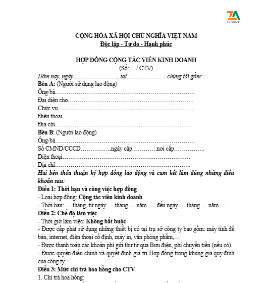 hợp đồng CTV ver2