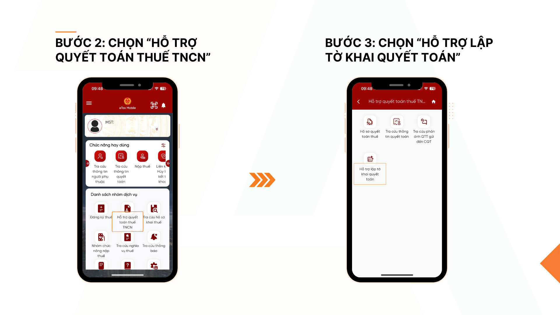 HƯỚNG DẪN LẬP TỜ KHAI QUYẾT TOÁN THUẾ TNCN 2025 TRÊN ETAX MOBILE